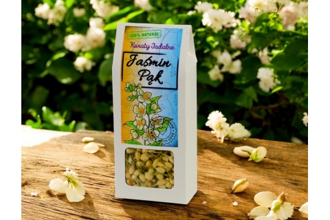 Kwiaty Jadalne JAŚMIN PĄK (15g) Do Dekoracji Naparów i Na Prezent